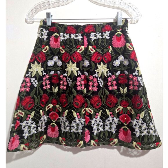 Lucy Paris Embroidered Mini Skirt – size XS - Picture 2 of 7